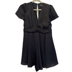 Express Black Romper Short Sleeve